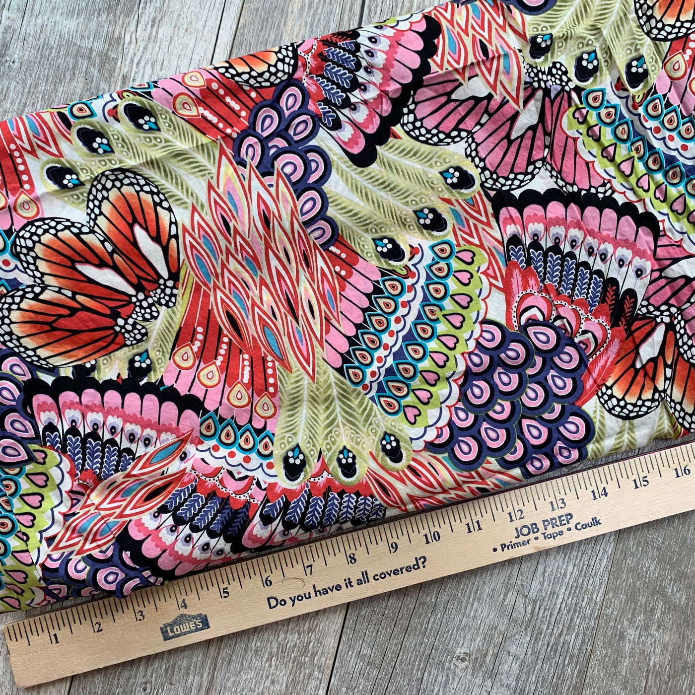 Fabric-by-the-Yard: Feathers and Butterflies